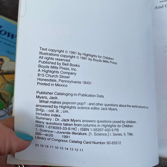 Highlights Paperback Books for Children Lot of 3 answers questions kids Vintage - Picture 7 of 9